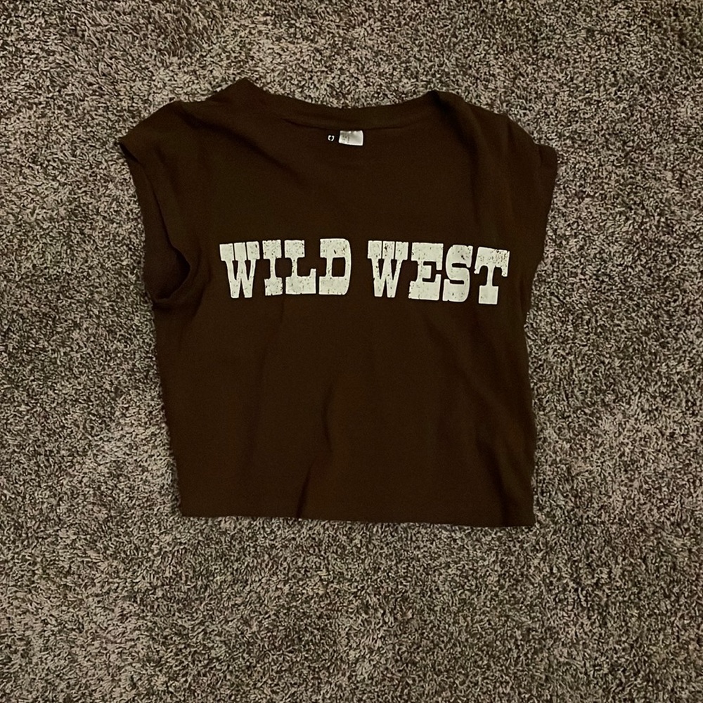 Wild West Brown Tee